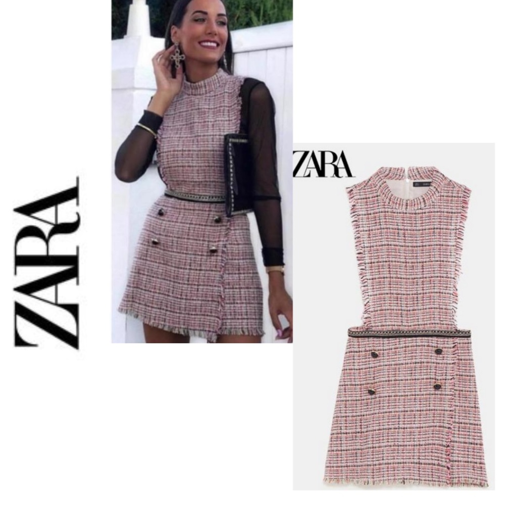 **SOLD** NWT - Zara tweed skort jumper! Perfect for fall!